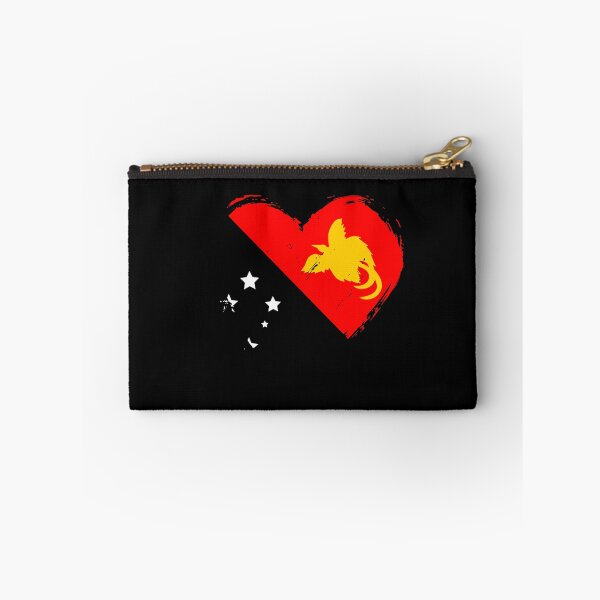 Item preview, Distressed Papua New Guinea Flag Heart PG designed and sold by shitpostee.