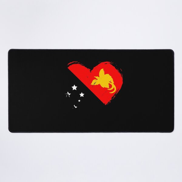 Item preview, Distressed Papua New Guinea Flag Heart PG designed and sold by shitpostee.