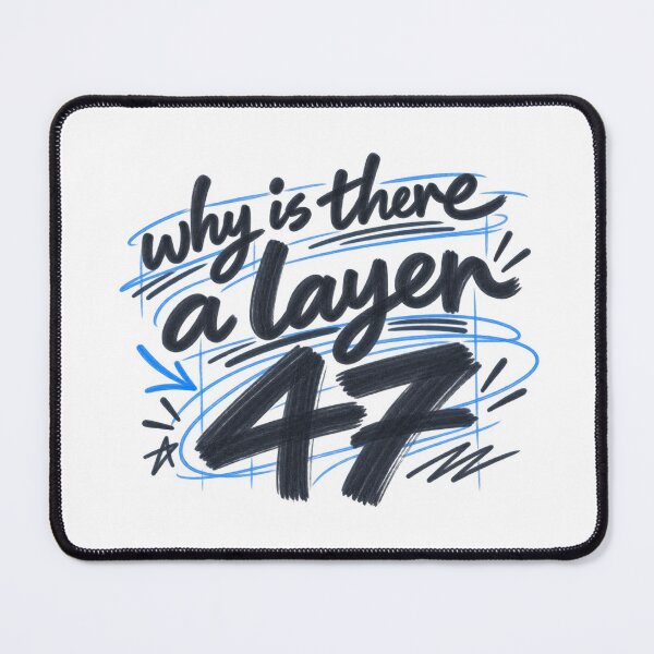 Item preview, Why Is There a Layer of 42? Funny Typography Design designed and sold by zan-mf.
