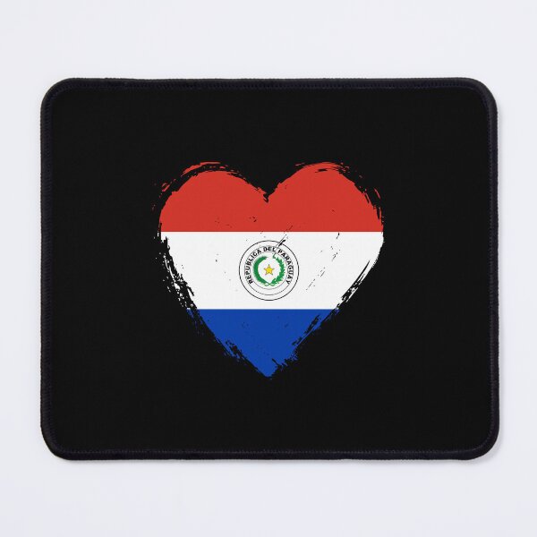 Item preview, Distressed Paraguay Flag Heart PY designed and sold by shitpostee.