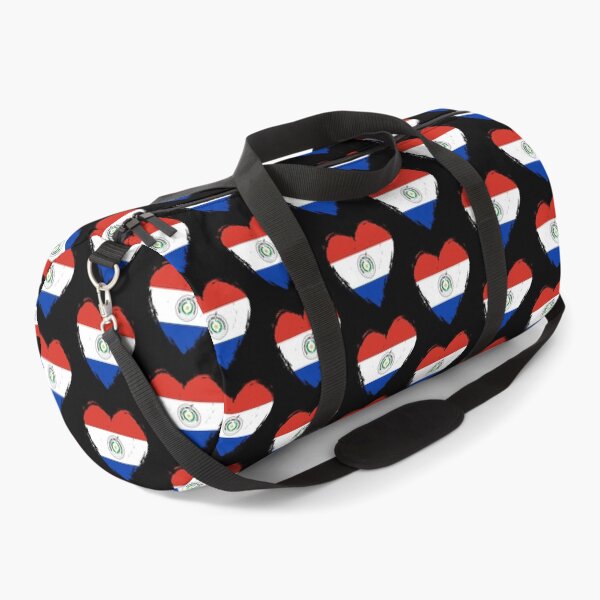 Item preview, Distressed Paraguay Flag Heart PY designed and sold by shitpostee.