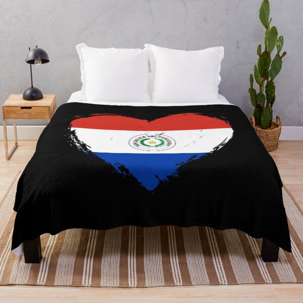 Item preview, Distressed Paraguay Flag Heart PY designed and sold by shitpostee.