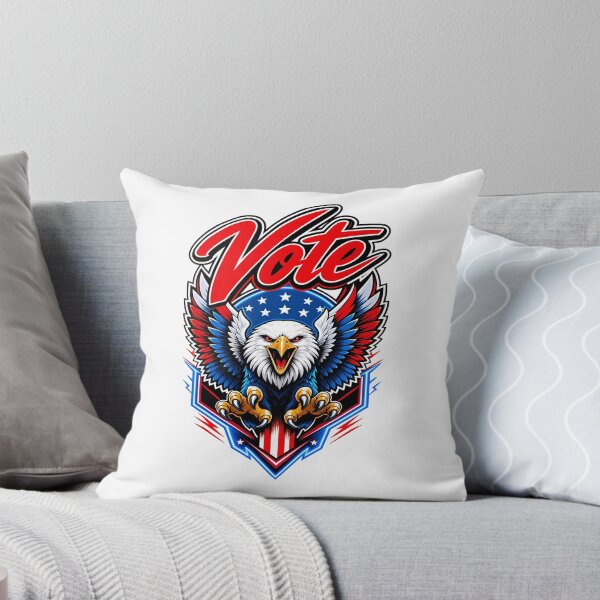 Item preview, Vote Patriotic Eagle – American Voting & Election Day Red White Blue Design designed and sold by WLHmedia.com .