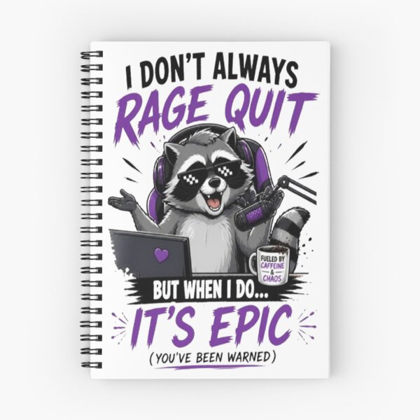 Item preview, Funny Rage Quit Gaming Design designed and sold by StreetWave01.