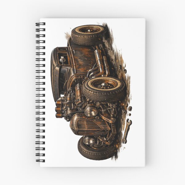 Item preview, Vintage Rat Rod – Rust & Steel Hot Rod Garage designed and sold by TroviTutto.