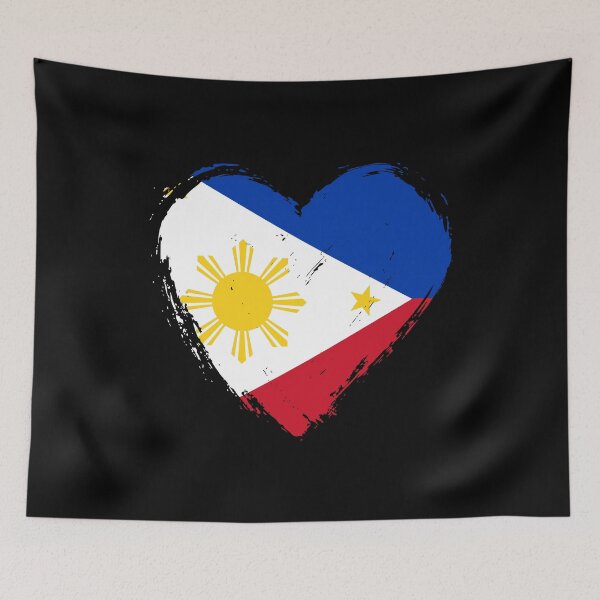 Item preview, Distressed Philippines Flag Heart PH designed and sold by shitpostee.