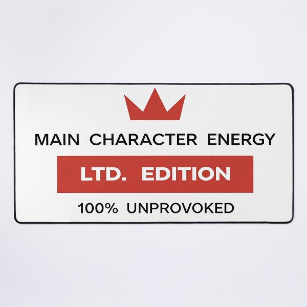 Item preview, Main Character Energy — Ltd. Edition Fake Luxury Label designed and sold by Art&Fun.