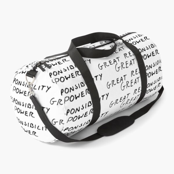 Item preview, Great Power Great Responsibility Quote – Inspirational Motivation Design designed and sold by artworkathome.