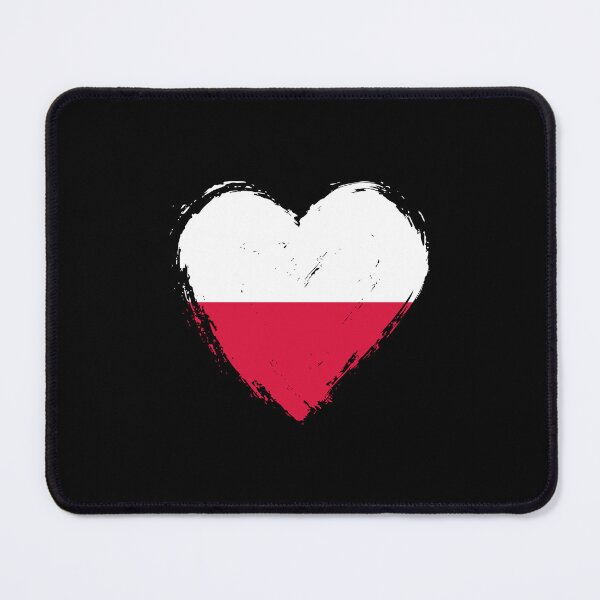 Item preview, Distressed Poland Flag Heart PL designed and sold by shitpostee.