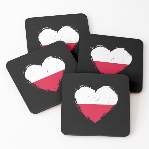 Item preview, Distressed Poland Flag Heart PL designed and sold by shitpostee.