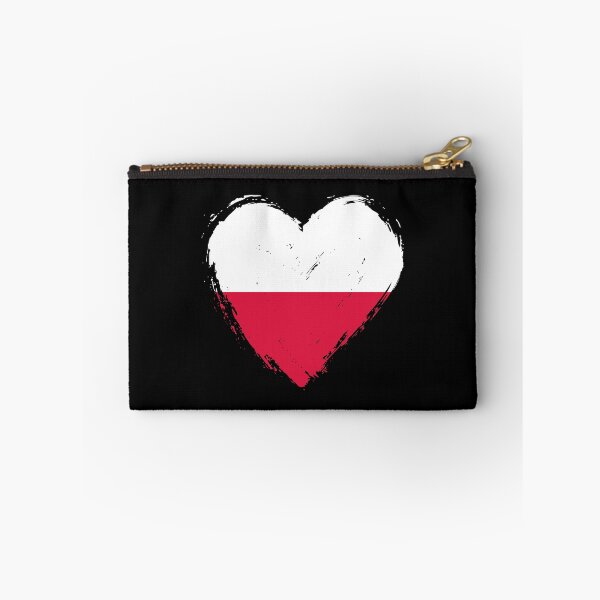 Item preview, Distressed Poland Flag Heart PL designed and sold by shitpostee.