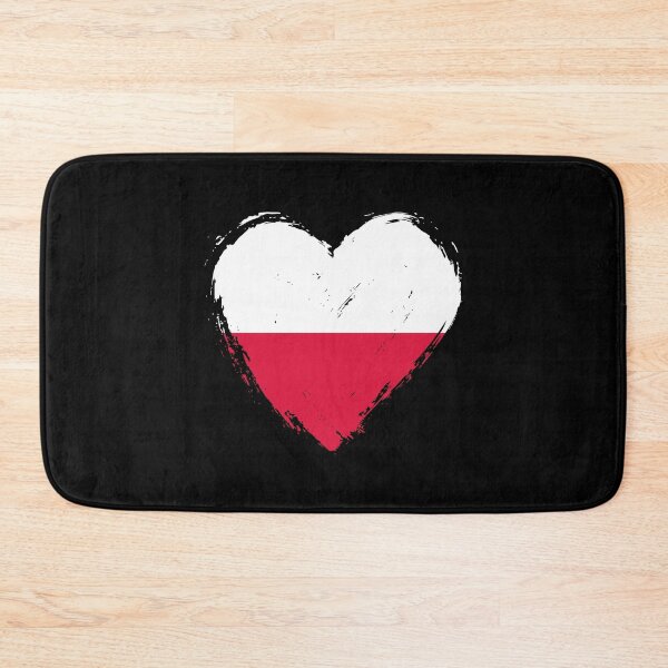 Item preview, Distressed Poland Flag Heart PL designed and sold by shitpostee.
