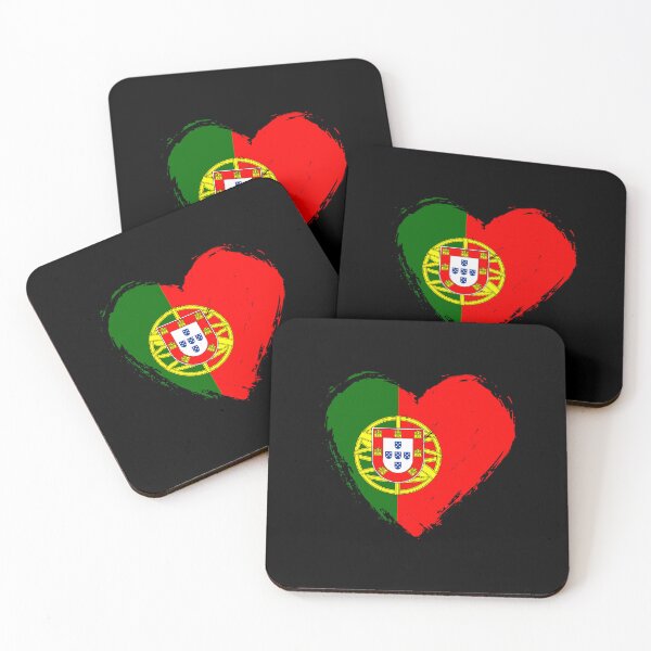 Item preview, Distressed Portugal Flag Heart PT designed and sold by shitpostee.