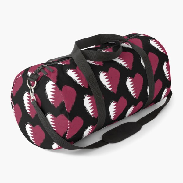 Item preview, Distressed Qatar Flag Heart QA designed and sold by shitpostee.
