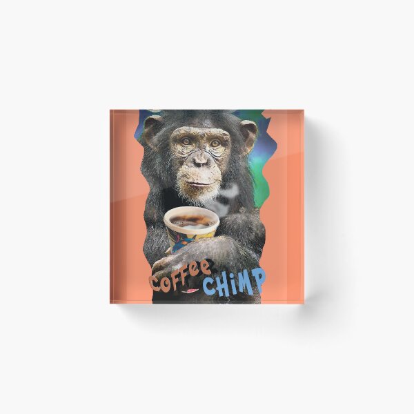 Item preview, Coffee Chimp - Monkey (by ACCI) designed and sold by VanyssaGraphics.