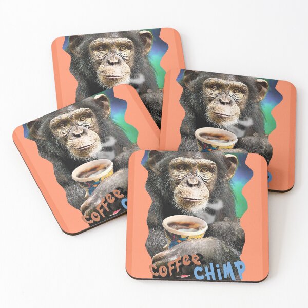 Item preview, Coffee Chimp - Monkey (by ACCI) designed and sold by VanyssaGraphics.