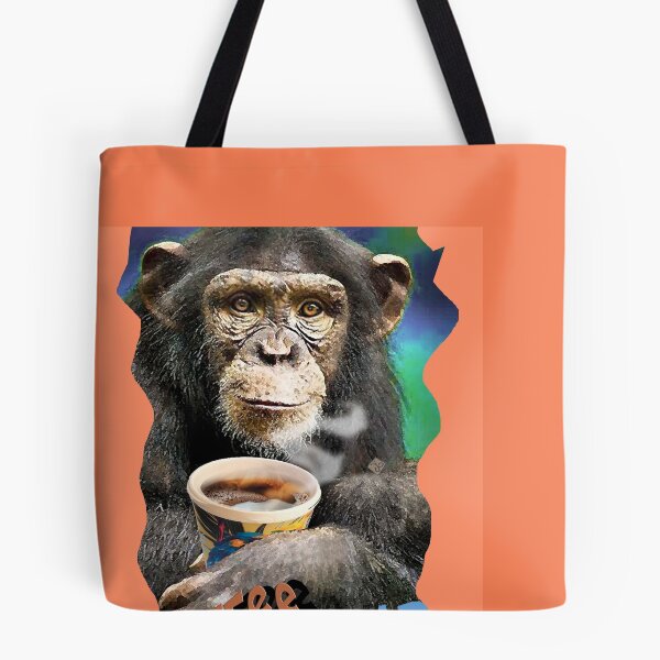 Item preview, Coffee Chimp - Monkey (by ACCI) designed and sold by VanyssaGraphics.