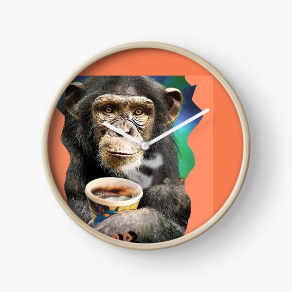 Item preview, Coffee Chimp - Monkey (by ACCI) designed and sold by VanyssaGraphics.