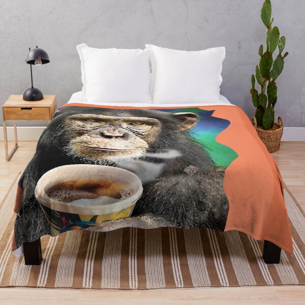 Item preview, Coffee Chimp - Monkey (by ACCI) designed and sold by VanyssaGraphics.