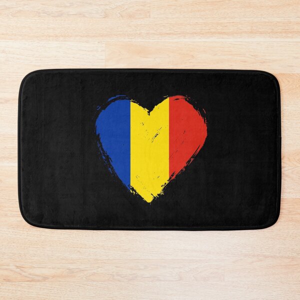 Item preview, Distressed Romania Flag Heart RO designed and sold by shitpostee.