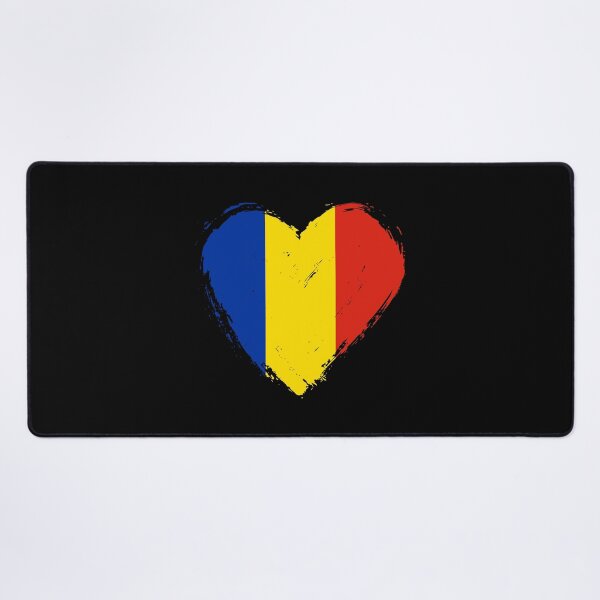 Item preview, Distressed Romania Flag Heart RO designed and sold by shitpostee.