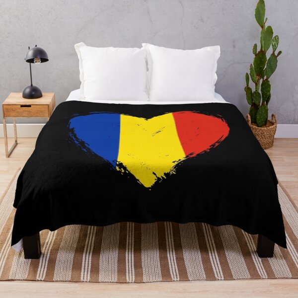 Item preview, Distressed Romania Flag Heart RO designed and sold by shitpostee.