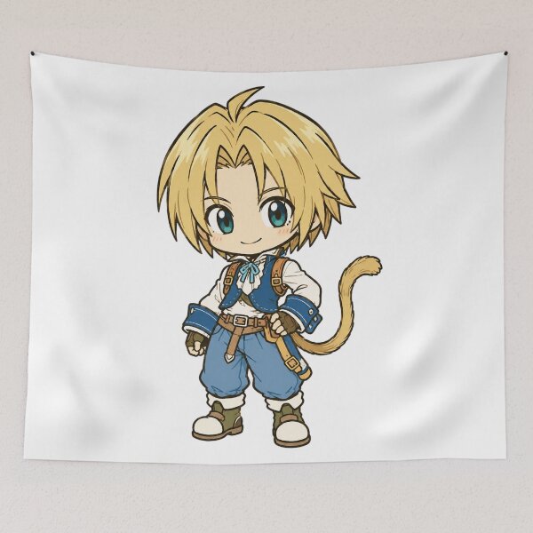 Item preview, Chibi Zidane Tribal Final Fantasy 9 | FFIX Fanart designed and sold by bapupa.