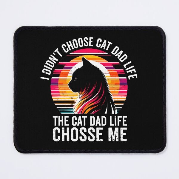 Item preview, Cat Dad Life Retro Sunset Feline Graphic designed and sold by Dmo3HarkoArt.