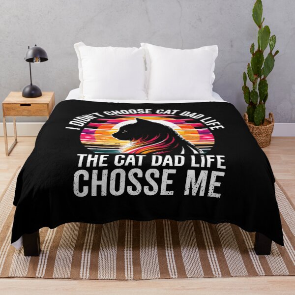 Item preview, Cat Dad Life Retro Sunset Feline Graphic designed and sold by Dmo3HarkoArt.