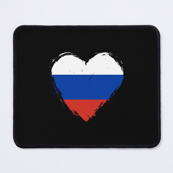 Item preview, Distressed Russia Flag Heart RU designed and sold by shitpostee.