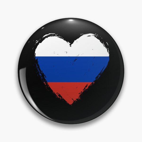 Item preview, Distressed Russia Flag Heart RU designed and sold by shitpostee.