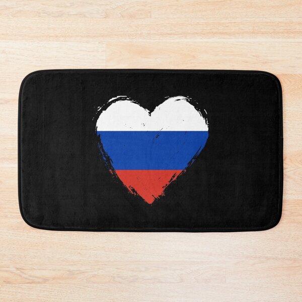 Item preview, Distressed Russia Flag Heart RU designed and sold by shitpostee.