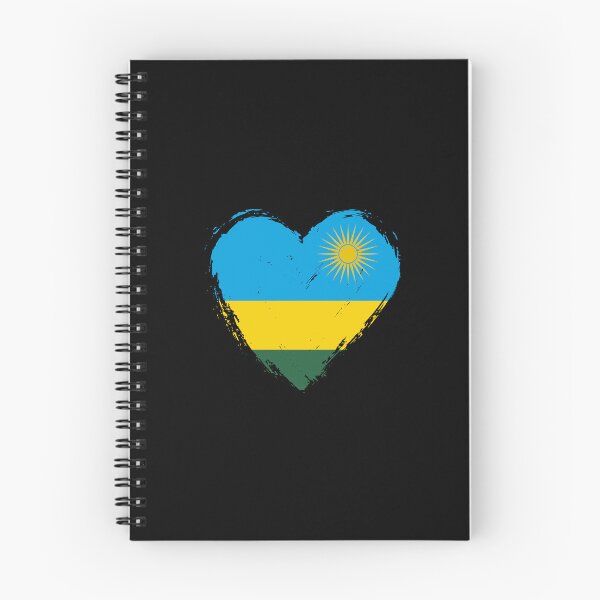 Item preview, Distressed Rwanda Flag Heart RW designed and sold by shitpostee.