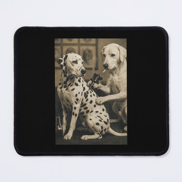 Item preview, Retro Dalmatian Dog Tattoo Artist Funny Meme Vintage Dalmatians Cute Dogs designed and sold by modoodles357.