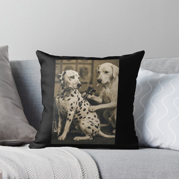Item preview, Retro Dalmatian Dog Tattoo Artist Funny Meme Vintage Dalmatians Cute Dogs designed and sold by modoodles357.