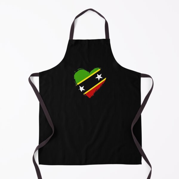 Item preview, Distressed Saint Kitts And Nevis Flag Heart KN designed and sold by shitpostee.