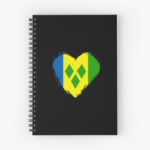 Item preview, Distressed Saint Vincent And The Grenadines Flag Heart VC designed and sold by shitpostee.