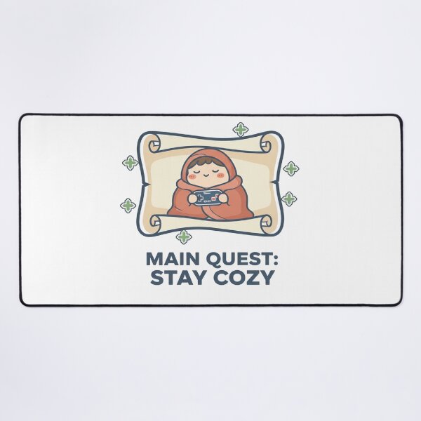 Item preview, Main Quest: Stay Cozy - RPG Gamer Shirt designed and sold by Art&Fun.