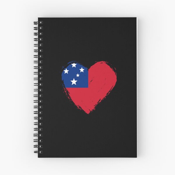 Item preview, Distressed Samoa Flag Heart WS designed and sold by shitpostee.