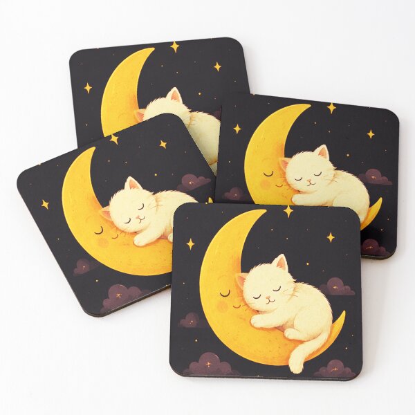 Item preview,  Cute Cat Under the Stars designed and sold by tducege.