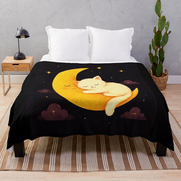 Item preview, Cute Cat Under the Stars designed and sold by tducege.