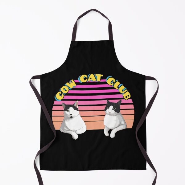 Item preview, Cow Cat Club Retro Sunset Cats Design designed and sold by Dmo3HarkoArt.