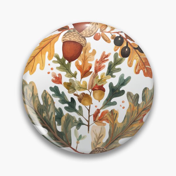 Item preview, Acorns & Oak Leaves designed and sold by catcurio.