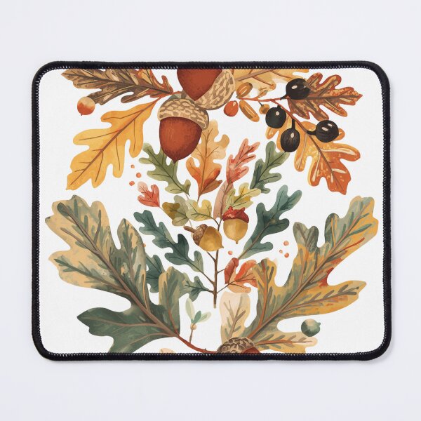 Item preview, Acorns & Oak Leaves designed and sold by catcurio.