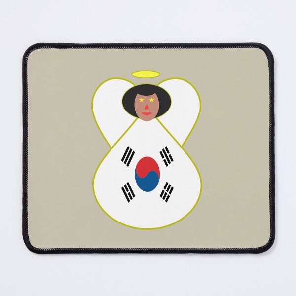 Item preview, South Korea Flag Korean Angel Design designed and sold by AuntieShoe.