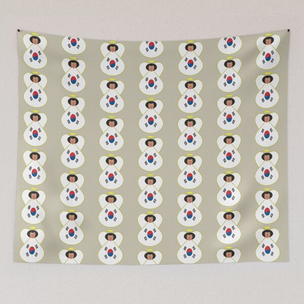 Item preview, South Korea Flag Korean Angel Design designed and sold by AuntieShoe.