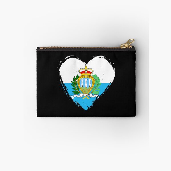 Item preview, Distressed San Marino Flag Heart SM designed and sold by shitpostee.