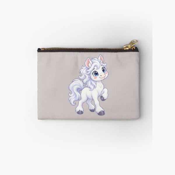 Item preview, Cute White Horse with Blue Eyes Fantasy Art designed and sold by zan-mf.