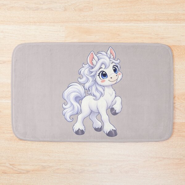Item preview, Cute White Horse with Blue Eyes Fantasy Art designed and sold by zan-mf.