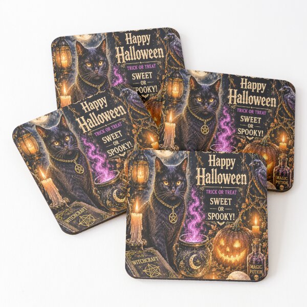 Item preview, Cat with pumpkin_Sweet or Spooky designed and sold by Losthope Creations.